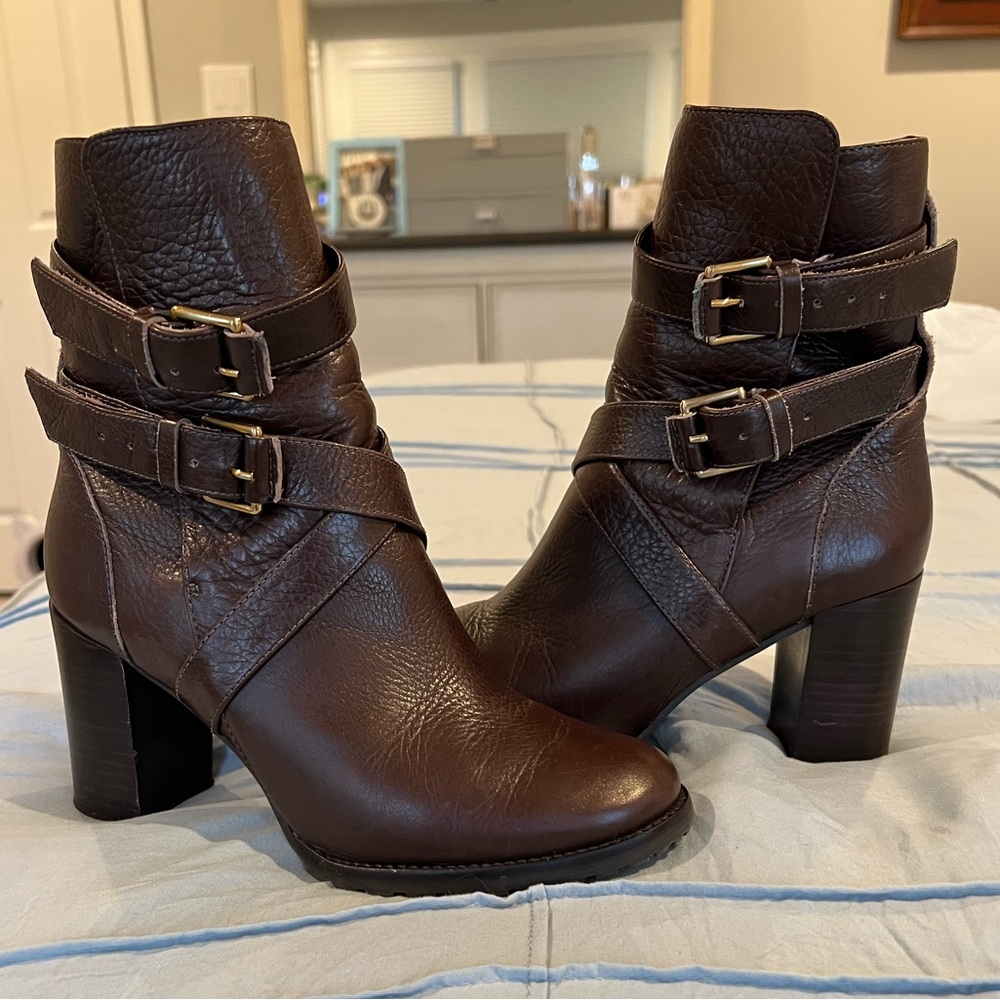Kate Spade Buckle Strap Ankle Boot